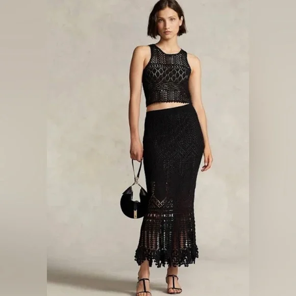 Polo Ralph Lauren Skirts Polo Ralph Lauren Pointelle Knit Tank